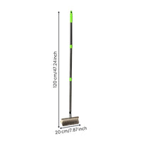 Stainless Steel Deck Scrub Brush Hard Filament Stainless Steel Floor Brush Rust Resistant for Pool