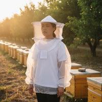 Ventilated Beekeeping Suit Lightweight Beekeeper Suit Elastic Cuffs for Apiary
