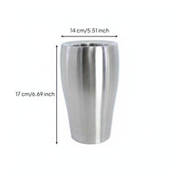 Stainless Steel Ice Container Thickened Double Wall Ice Container Rust-Resistant
