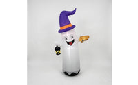 Inflatable   with Witch Hat Freestanding Halloween Inflatable   Colorful for Garden