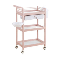 QX 3-Tier Metal Utility Cart for Beauty Salon