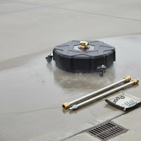 High Pressure Water Broom 360° Rotating Nozzles Rotary Surface Cleaner for Deck