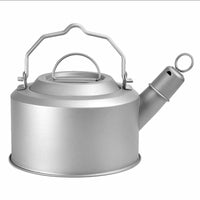 纯钛鸣笛壶笛音烧水壶家用泡茶壶煮茶器户外露营钛茶壶1.2L钛线柄