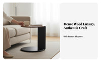 2 Pieces Round Nesting Tables Modern Design Nesting Table Set Sturdy Construction adaptable Use for Homeowners, Bedroom, Office