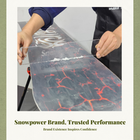 Powder Removal Tool, Transparent Ice Wax Board, 32cm
