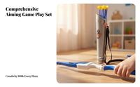 Complete Kit Suction disc dart Playset Beginner Easy-to-Use dart-launching Set illuminated archery launcher children's Toy for Beginners, Boys, Girls, Indoor Play, targetinging board training immediatelydoor enjoyment, Parties