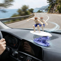 Car Dashboard Surfer Decor Inertia Swing Wobbling Surfer Statue Wobbly Motion