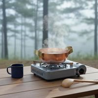 Hammered Copper Pot Wide Wide-Mouthed Top Kitchenware Heat Retention