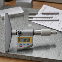 Digital Depth Gauge 0.001 Mm Resolution Digital Depth Micrometer IP65