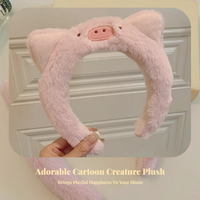 Girls' Headband, Soft Elastic, Coral, Makeup, Spa