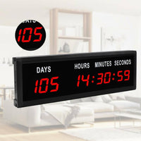 Large Digital Wall Digital Timepiece Auto-Dimming Digital Wall Digital Timepiece