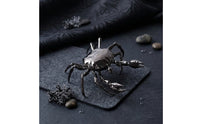 High-Quality Crab Figurine Electroplated Crab Sculpture Lustrous Figurine with Shell Faceted for Interior Designers, Art Collectors, Living Room, Entryway, Hotel Lobby, Office Reception
