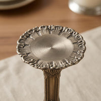 Ornate Candle Holder Reflective Shiny Finish Classical Candle Holder