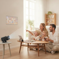 Portable Display Device with Stand Compact Display Device with Built-in Apps Smart 6 for Bedroom, Home Theater, Camping