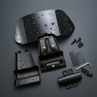 Padded Rear Backrest Shock-Absorbing Scooter Backrest Steel Plate Comfort Support