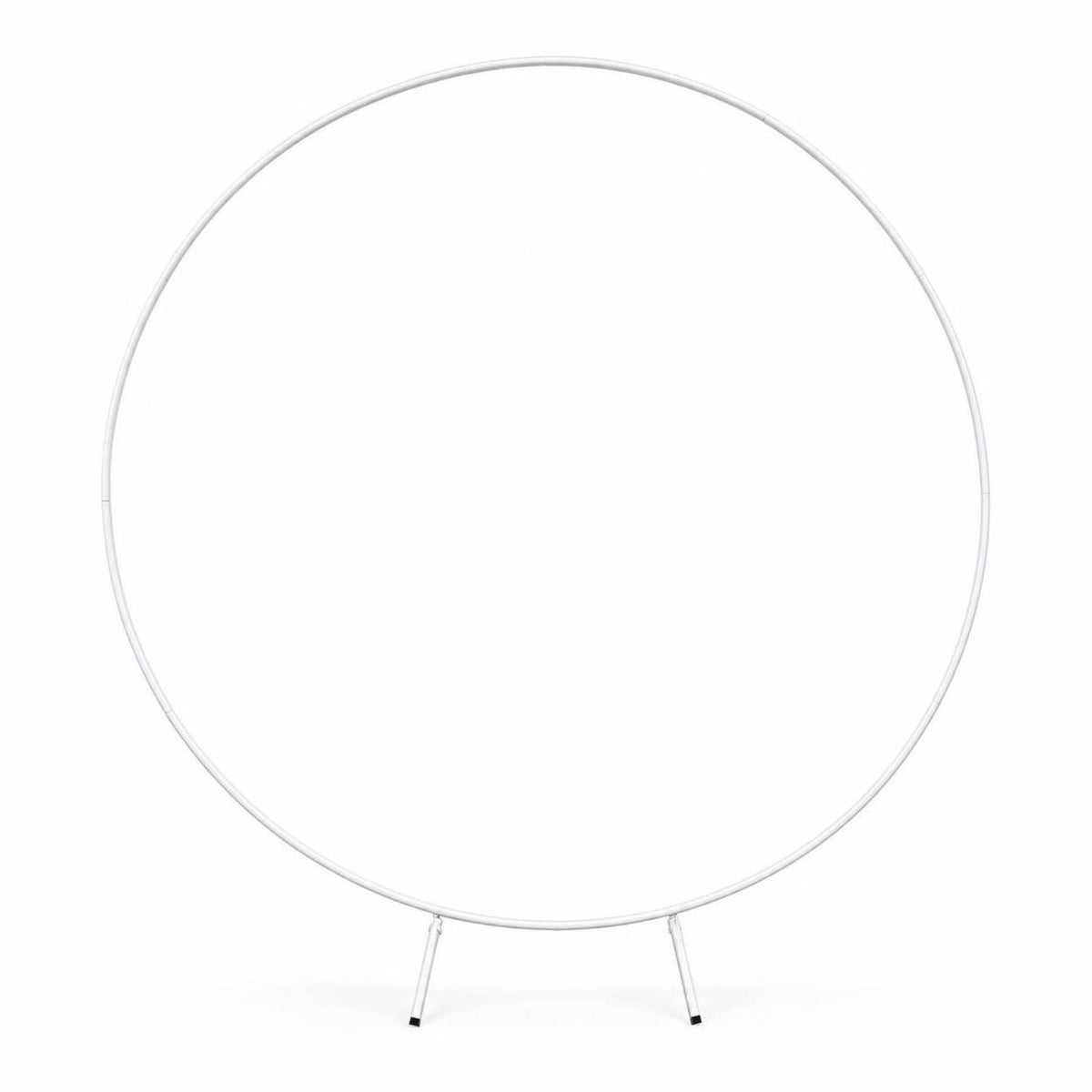 Circular Metal Hoop Hollow Floral Backdrop Frame Easy to Assemble for Events