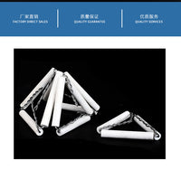 厂家供应陶瓷泥三角多种型号55×8坩埚产品放置支架耐高温理化瓷