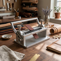 Manual Leather Skiver Easy to Operate Manual Leather Splitter Replaceable Skiving Plates Strap Skiving Tool for Workshop