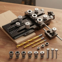 Dowel Drilling Jig Kit Accurate Alignment Woodworking Tool Precision Positioning