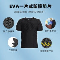 Kids Baseball Protective Short-Sleeve Training Shirt for Ball Sports