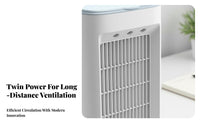 Desktop Misting Fan Quiet Twin Fan Humidifier Low Noise Portable Water-Cooled Climate Control Device for Students, Office Workers, Dorm Room, Bedroom