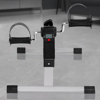 Removable Seated Pedal Exerciser Low-Effect Workout Arm and Leg Leg Instructor Compact Seated Leg Exerciser Adjustable Resistance for Seniors, Home, Rehab
