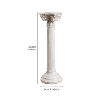 Column Candle Holder Roman-Style Candle Holder with Pedestal Base for Weddings