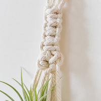 Macrame Plant Hanger, Handwoven Hanging Planters for Indoor Plants, Boho Design Rope Plant Hanger 55-80cm for Living Room Decor