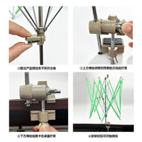 Rotating Yarn Winder with Umbrella Frame, Hand-Crank Yarn Winding Machine for Home Use