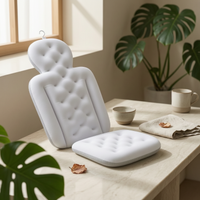 3 Pieces Full-Body Bath Cushion Soft Bathtub Cushion Set Thick Profile