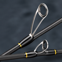 Carbon Fibre Carp Fishing Rod, Soft Action 2 Section Lure Rod, 86cm Collapsed Length for Stream Fishing