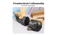 Creative Design Marine Mammal Bookend Handmade Split Marine Mammal Book Holder Vintage Design for Home Decorators, Students, Study Room