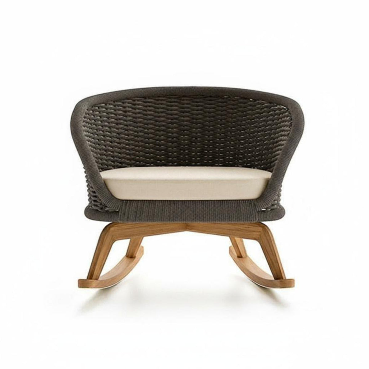 4 Pieces 4-Piece Wicker Conversation Set Waterproof Outdoor Furniture Woven textures sturdy Frame for Balcony, Terrace, rearyard