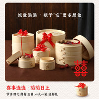 Bamboo Steamer Basket Set for Home and Commercial Use