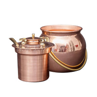 Qingkui Copper Kettle Wine Warmer, 250g/500g, Natural Brass or Copper
