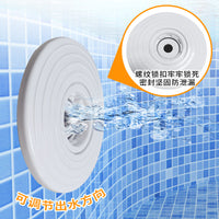 ABS Swimming Pool Water Inlet/Outlet Direct-Insert Nozzle for Membrane Pools