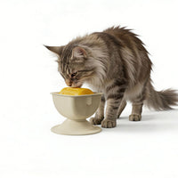 亚马逊猫狗舔食器可拆卸防滑底座带摇摆功能的舔食碗缓解宠物焦虑