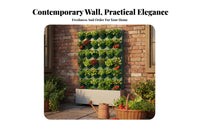 Mobile Self-Watering Plant Wall Indoor & Outdoor Use for Small Areas, Gardeners