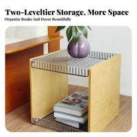 Cube Storage Organizer Easy to Install Wire Grid Cube Shelf Modular Design