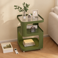 rolling side table