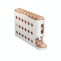 Weighted Feed Egg Holder Space Saving Rolling Egg Dispenser Keeps Eggs Crisp