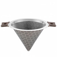Reusable Milk Tea Filter Double Handles Double Handle Cone Strainer Easy To