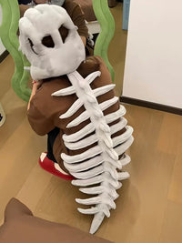 Dinosaur Skeleton Plush Hat for Teens and Adults