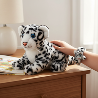 Realistic Snow Leopard Plush Toy Stuffed Animal