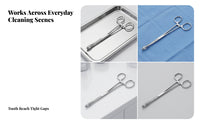Sponge Forceps Narrow Gripping Tip Stainless Steel Sponge Forceps