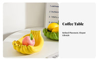 Banana Shaped Dish Multi-Use Ceramic Banana Bowl Versatile for Kitchen Counter