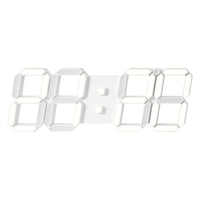 Large 3D LED Wall Clock with Timer for Living Room or Gym, Modern Minimalist Style, Model 6608