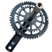 Road Bike GXP Hollow Integrated Crank and Chainring 34/50T for 9/10/11 Speed, 165mm