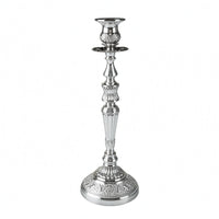 Ornate Candle Holder Lustrous Rose Relief Candle Holder Shiny Finish