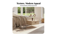 Levitateing Nightstand Easy to Clean Acrylic Levitateing Cabinet Rounded Corners